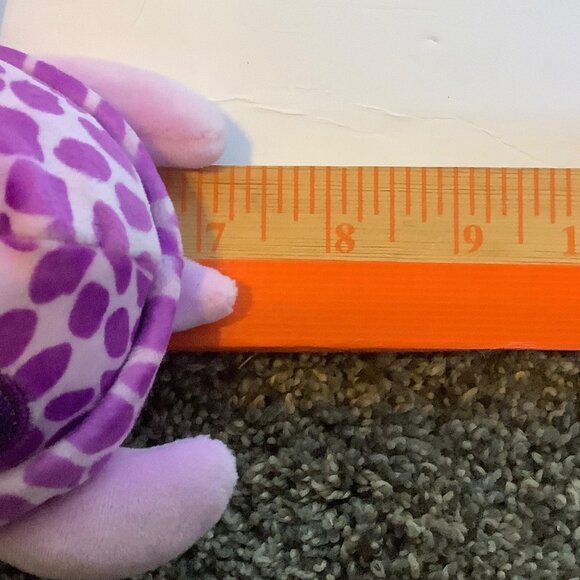 Cutetitos Purple Shellito Turrtlelito Burrito Plush Stuffed Animal 7" Leopard - Picture 6 of 6